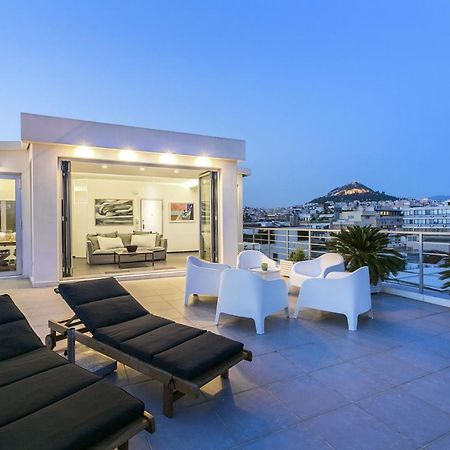 Apartament Acropolis Panorama View Penthouse With Private Terraces A Contemporary Parthenon Ateny Zewnętrze zdjęcie