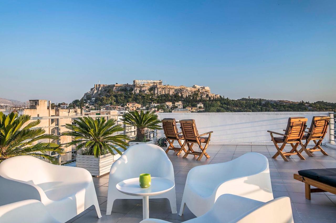 Apartament Acropolis Panorama View Penthouse With Private Terraces A Contemporary Parthenon Ateny Zewnętrze zdjęcie