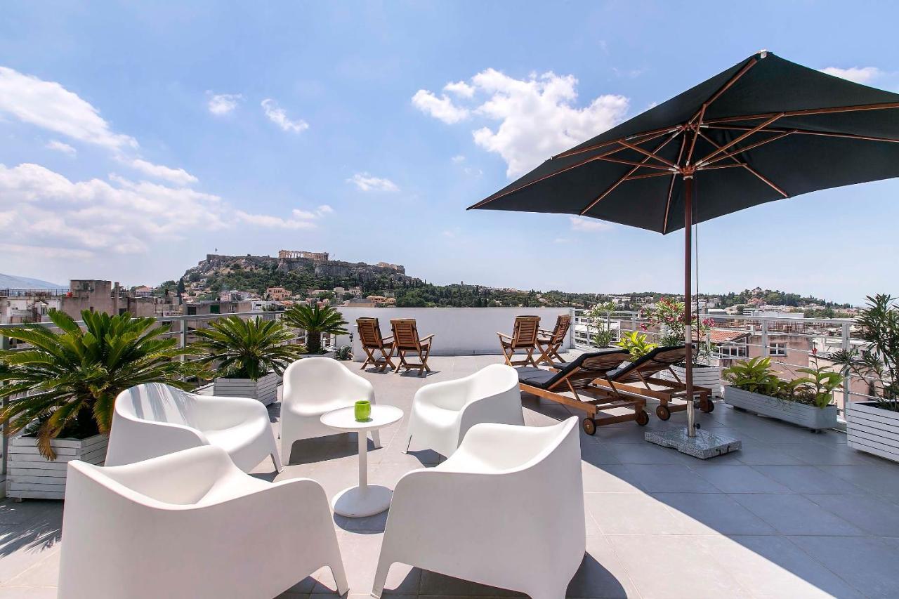 Apartament Acropolis Panorama View Penthouse With Private Terraces A Contemporary Parthenon Ateny Zewnętrze zdjęcie