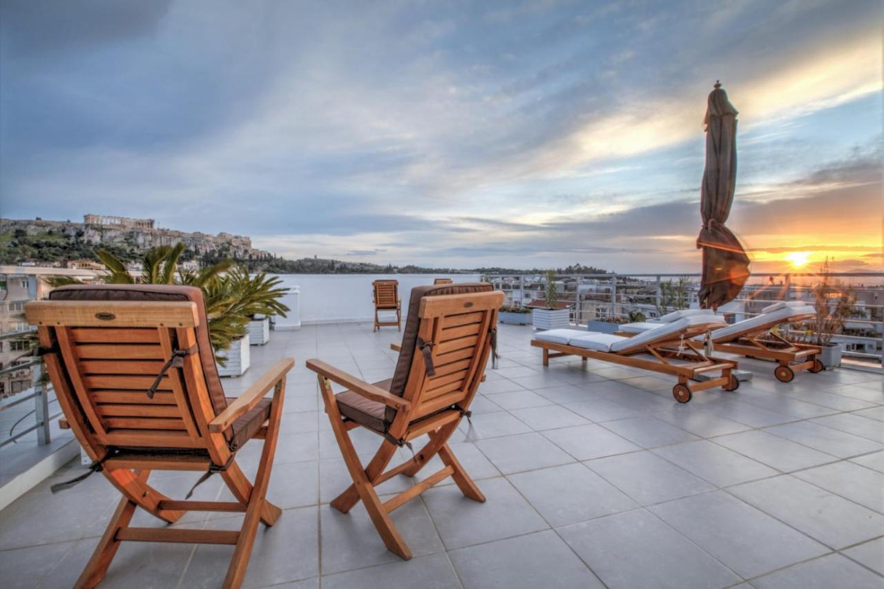 Apartament Acropolis Panorama View Penthouse With Private Terraces A Contemporary Parthenon Ateny Zewnętrze zdjęcie