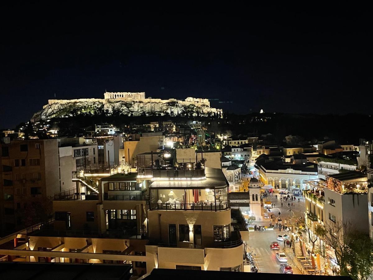 Apartament Acropolis Panorama View Penthouse With Private Terraces A Contemporary Parthenon Ateny Zewnętrze zdjęcie